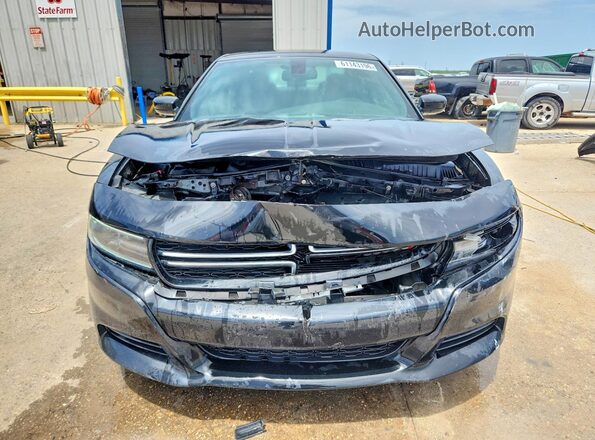 2C3CDXBG5GH180459 2016 DODGE CHARGER Black Vista frontal