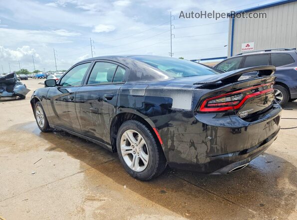 2C3CDXBG5GH180459 2016 DODGE CHARGER Black Trasero izquierdo