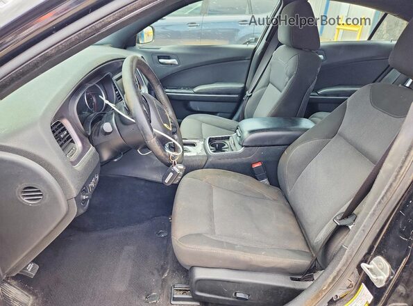 2C3CDXBG5GH180459 2016 DODGE CHARGER Black Vista interior delantera