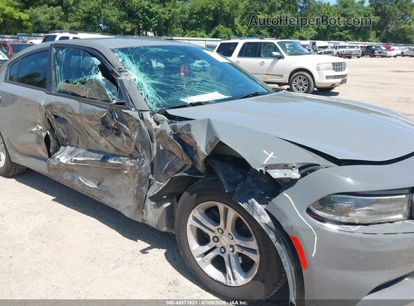 2C3CDXBG5JH173938 2018 DODGE CHARGER Gray წინა ხედი