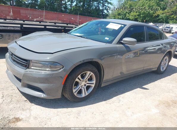 2C3CDXBG5JH173938 2018 DODGE CHARGER Gray წინა მარცხენა ხედი სამი მეოთხედიდან