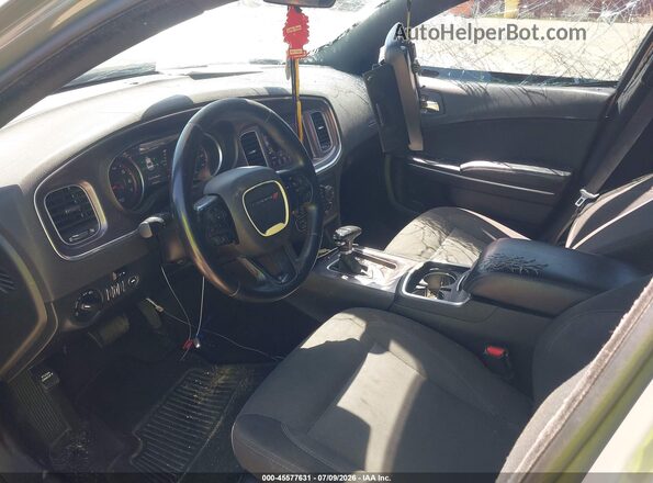 2C3CDXBG5JH173938 2018 DODGE CHARGER Gray წინა სალონის ხედი