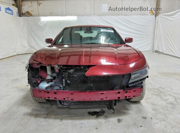 2C3CDXBG5JH186446 2018 DODGE CHARGER Red Դիմացի տեսք