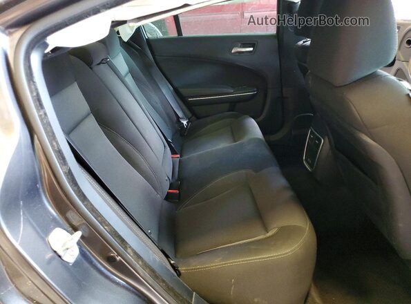 2C3CDXBG5JH272307 2018 DODGE CHARGER Gray Vista de los asientos traseros