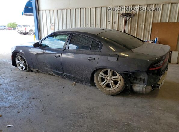 2C3CDXBG5JH272307 2018 DODGE CHARGER Gray Trasero izquierdo