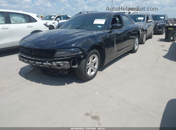 2C3CDXBG5KH699259 2019 DODGE CHARGER Black Vista tres cuartos delantera izquierda