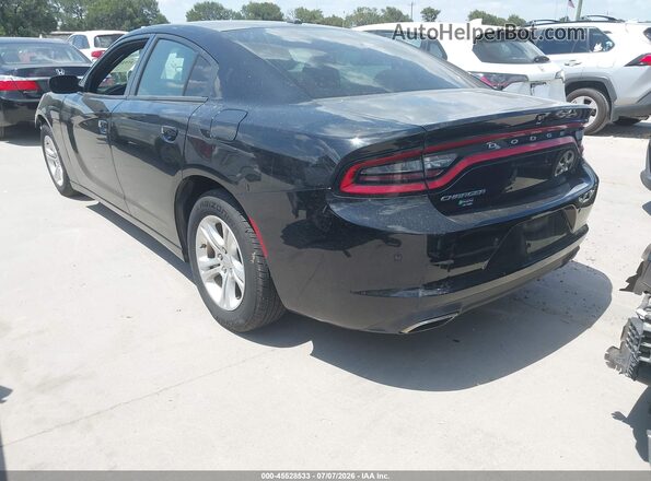 2C3CDXBG5KH699259 2019 DODGE CHARGER Black Trasero izquierdo