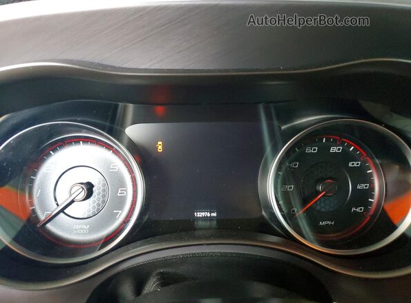 2C3CDXBG5KH711460 2019 DODGE CHARGER Gray Вид щитка приладів