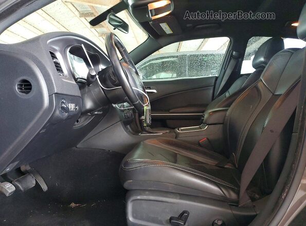 2C3CDXBG5KH711460 2019 DODGE CHARGER Gray Вид салону спереду