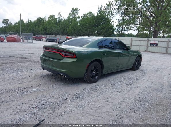 2C3CDXBG5KH719980 2019 DODGE CHARGER Green უკანა მარჯვენა