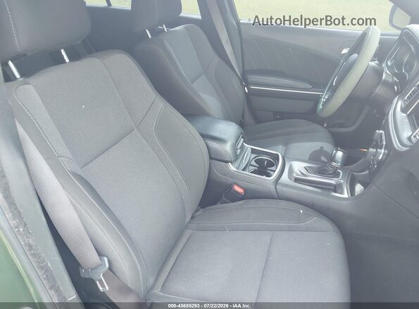2C3CDXBG5KH719980 2019 DODGE CHARGER Green წინა სალონის ხედი