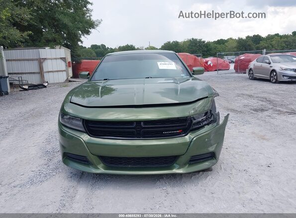 2C3CDXBG5KH719980 2019 DODGE CHARGER Green ხელსაწყოთა პანელის ხედი