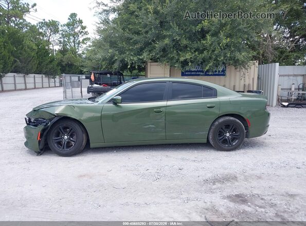 2C3CDXBG5KH719980 2019 DODGE CHARGER Green სალონის 360-გრადუსიანი ხედი