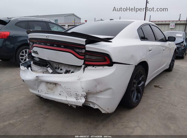 2C3CDXBG5KH726122 2019 DODGE CHARGER Белый Задняя правая четверть