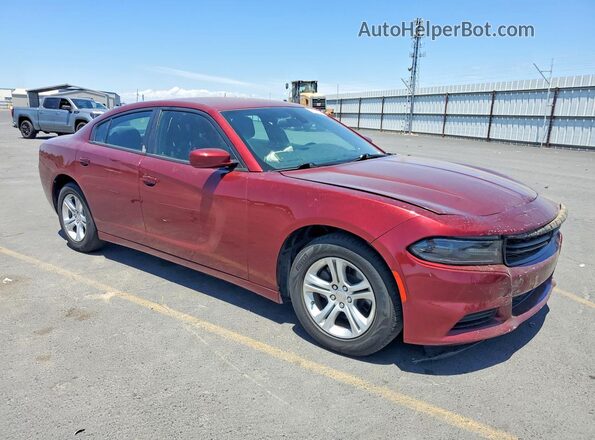 2C3CDXBG5KH754888 2019 DODGE CHARGER Burgundy Передня права чверть