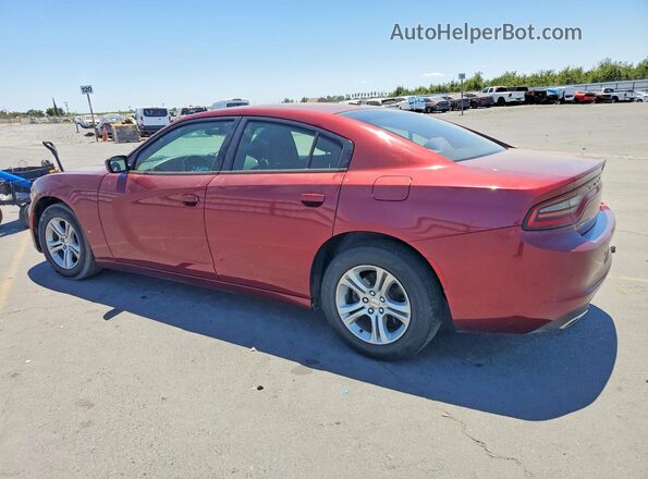 2C3CDXBG5KH754888 2019 DODGE CHARGER Burgundy Задня ліва чверть