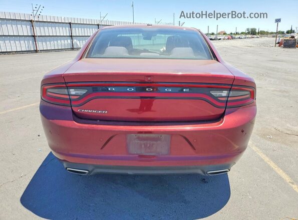 2C3CDXBG5KH754888 2019 DODGE CHARGER Burgundy Вид ззаду