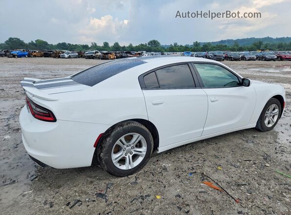 2C3CDXBG5KH757418 2019 DODGE CHARGER Белый Задняя правая четверть