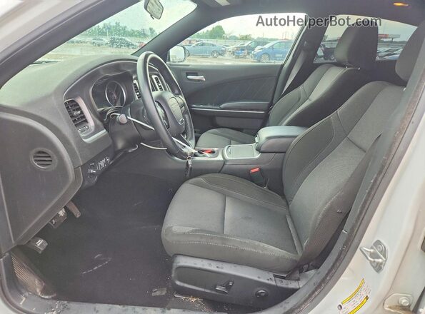 2C3CDXBG5KH757418 2019 DODGE CHARGER Белый Вид салона спереди