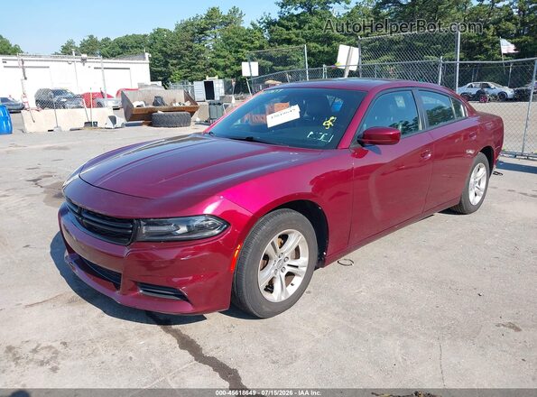 2C3CDXBG5LH211610 2020 DODGE CHARGER Maroon Front left