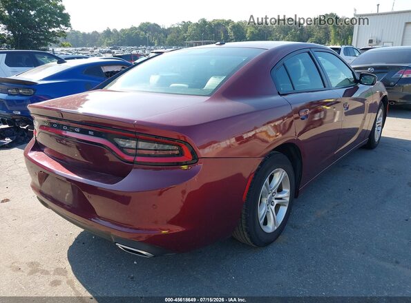 2C3CDXBG5LH211610 2020 DODGE CHARGER Maroon Rear right