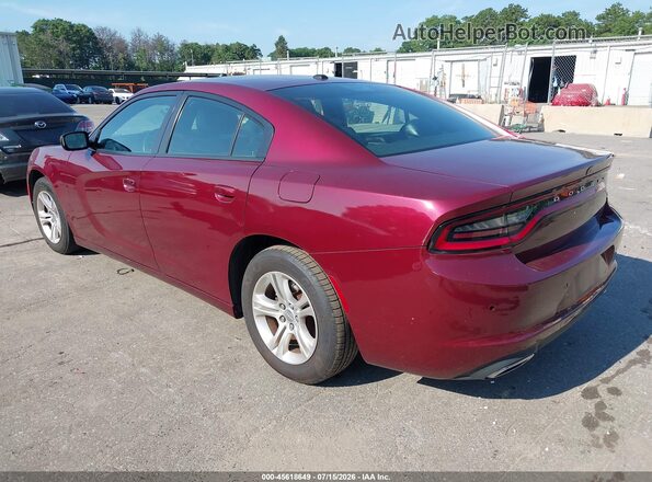 2C3CDXBG5LH211610 2020 DODGE CHARGER Maroon Rear left