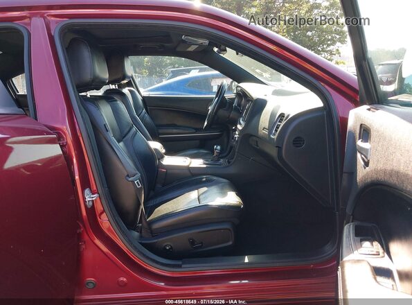 2C3CDXBG5LH211610 2020 DODGE CHARGER Maroon Front interior view