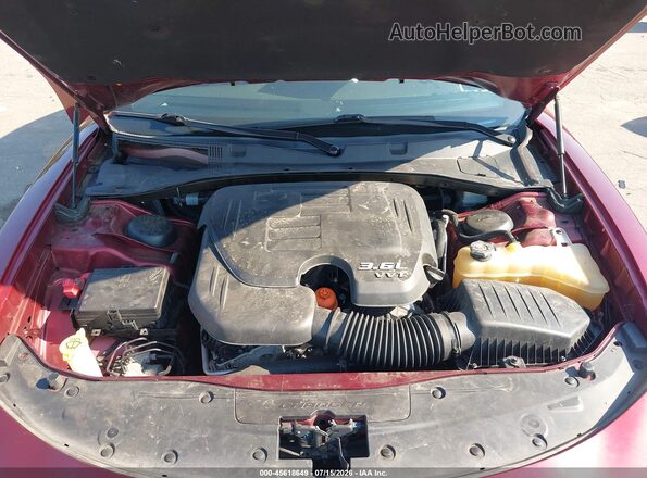 2C3CDXBG5LH211610 2020 DODGE CHARGER Maroon Rear view