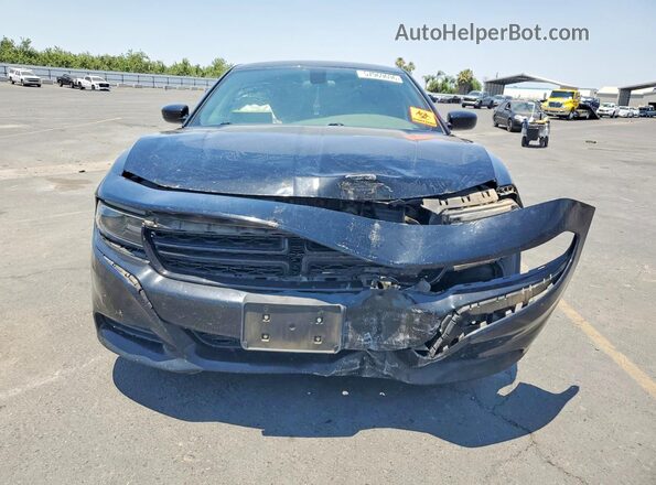 2C3CDXBG5LH234448 2020 DODGE CHARGER Black Front view