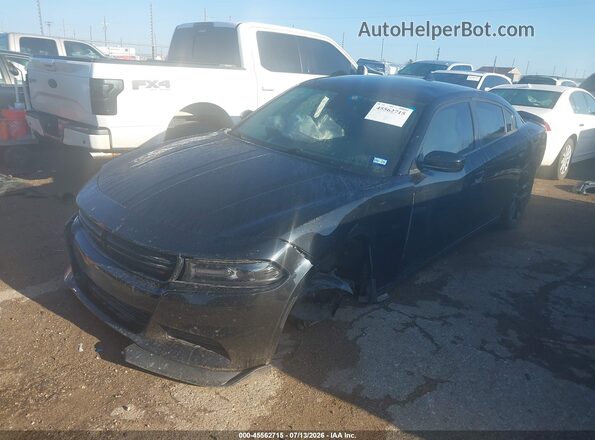 2C3CDXBG5MH540356 2021 DODGE CHARGER Black Front left