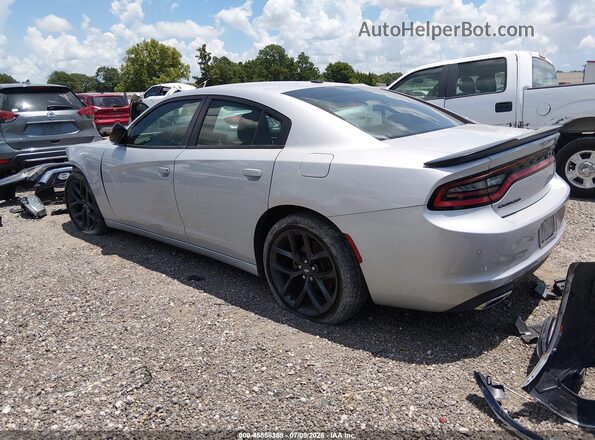 2C3CDXBG5MH621647 2021 DODGE CHARGER Silver Trasero izquierdo