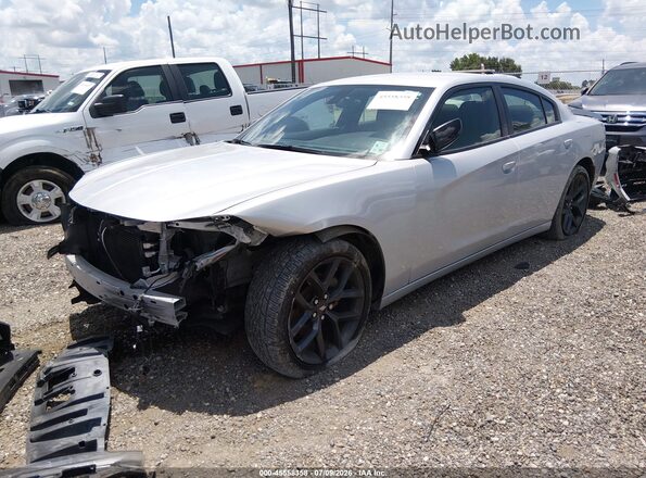 2C3CDXBG5MH621647 2021 DODGE CHARGER Silver Vista tres cuartos delantera izquierda