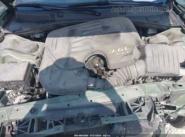2C3CDXBG5NH216325 2022 DODGE CHARGER Green Widok z tyłu