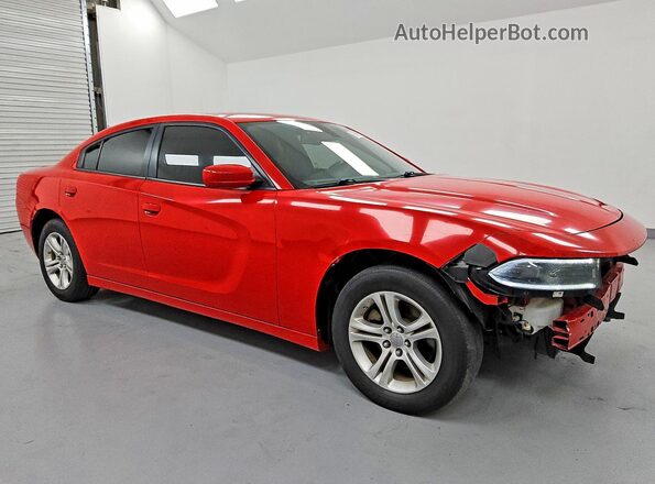 2C3CDXBG5NH219502 2022 DODGE CHARGER Red Przód prawy