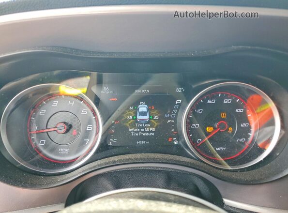 2C3CDXBG5NH231133 2022 DODGE CHARGER Silver ხელსაწყოთა პანელის ხედი