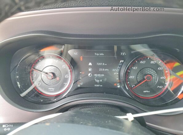 2C3CDXBG5PH588251 2023 DODGE CHARGER Gray Instrument cluster view