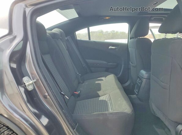 2C3CDXBG5PH588251 2023 DODGE CHARGER Gray Rear seats view