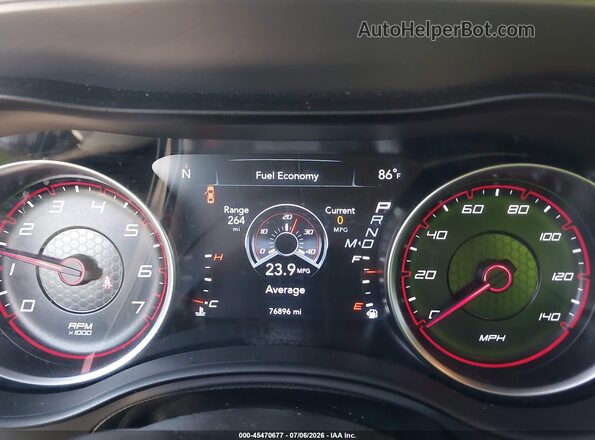 2C3CDXBG5PH630787 2023 DODGE CHARGER Black Vista de los asientos traseros