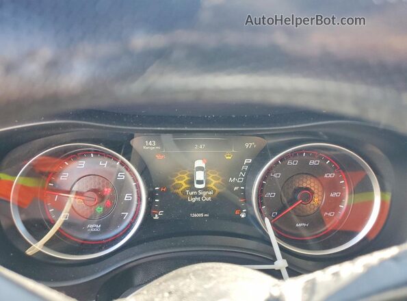 2C3CDXBG6GH105057 2016 DODGE CHARGER Silver Սարքավորումների վահանակի տեսք