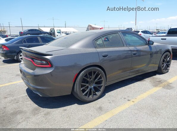 2C3CDXBG6GH160320 2016 DODGE CHARGER Черный Задняя правая четверть