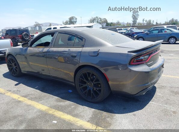 2C3CDXBG6GH160320 2016 DODGE CHARGER Черный Задняя левая четверть