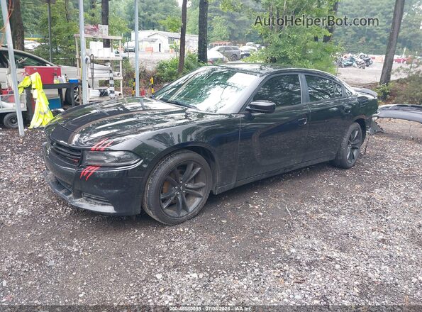 2C3CDXBG6GH205384 2016 DODGE CHARGER Черный Передняя левая четверть