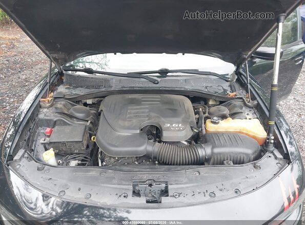 2C3CDXBG6GH205384 2016 DODGE CHARGER Черный Вид сзади