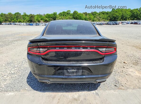 2C3CDXBG6GH233301 2016 DODGE CHARGER Black Widok z tyłu