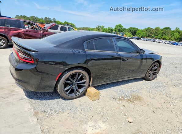 2C3CDXBG6GH233301 2016 DODGE CHARGER Black Tył prawy
