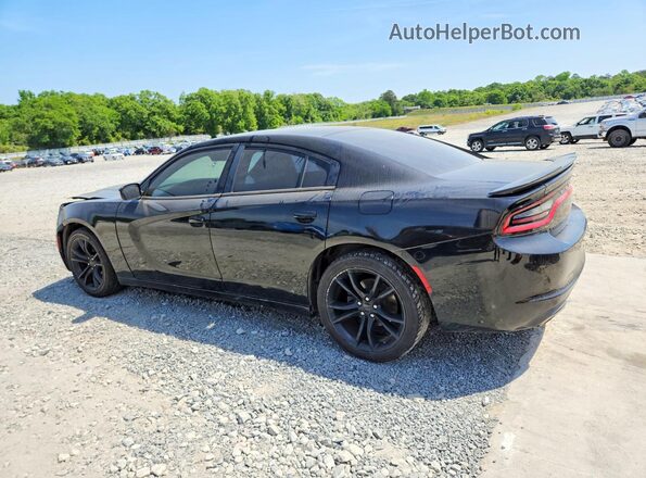2C3CDXBG6GH233301 2016 DODGE CHARGER Black Tył lewy