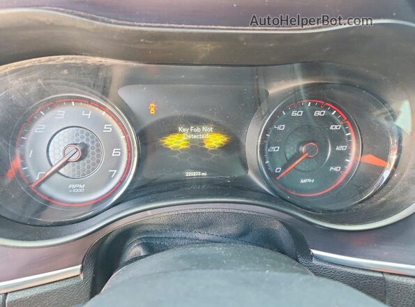 2C3CDXBG6GH233301 2016 DODGE CHARGER Black Widok zestawu wskaźników