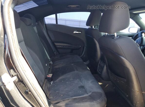2C3CDXBG6JH140852 2018 DODGE CHARGER Black Vista de los asientos traseros