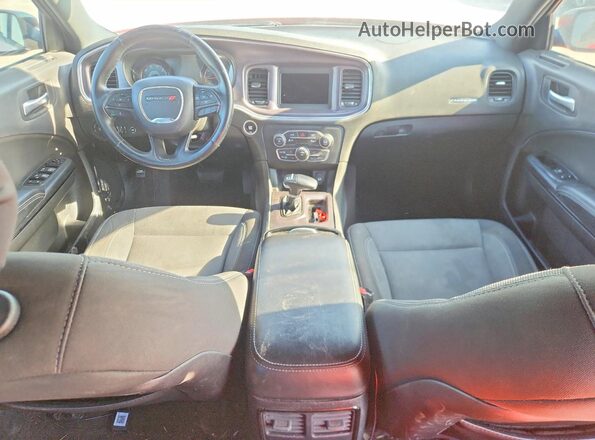 2C3CDXBG6JH147784 2018 DODGE CHARGER Red Вид панелі приладів