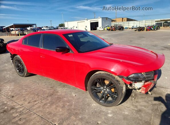 2C3CDXBG6JH147784 2018 DODGE CHARGER Red Передня права чверть